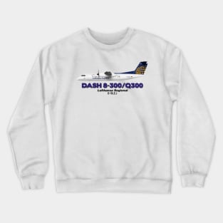 DeHavilland Canada Dash 8-300/Q300 - Lufthansa Regional Crewneck Sweatshirt